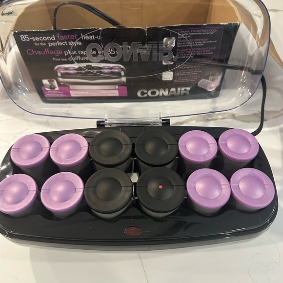 Conair  Hot Rollers Curlers Chv14x 12 Jumbo Rollers Pageant Cheer Dance Hair - Picture 3 of 10